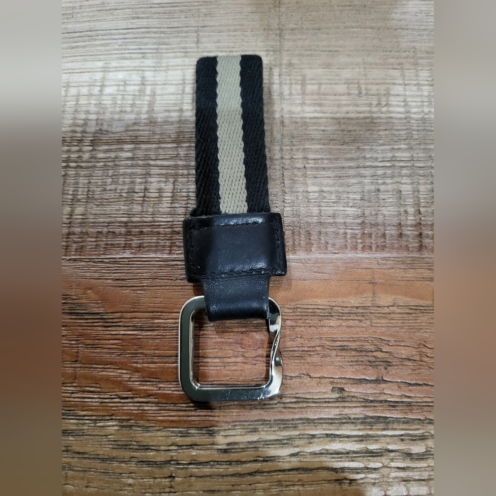 Gucci Euc Authentic Stripes Loop Key Ring Key Cha… - image 2